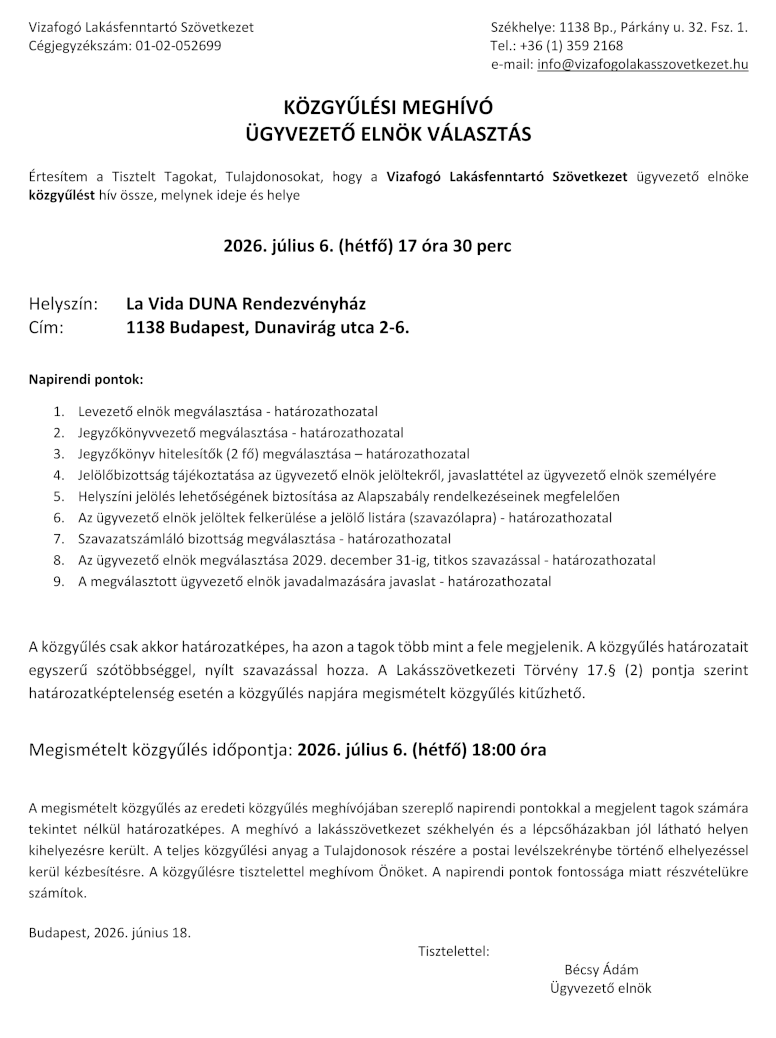Közgyűlési meghívó 2026.07.06.